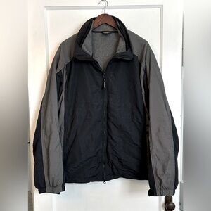 WOOLRICH Men’s 2 in 1 Jacket Removable Fleece Liner Black and Grey Size 2XL